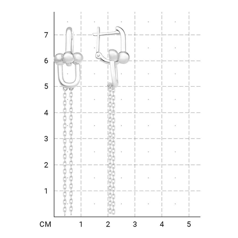 112000000132 Серьги (Серебро 925) фото