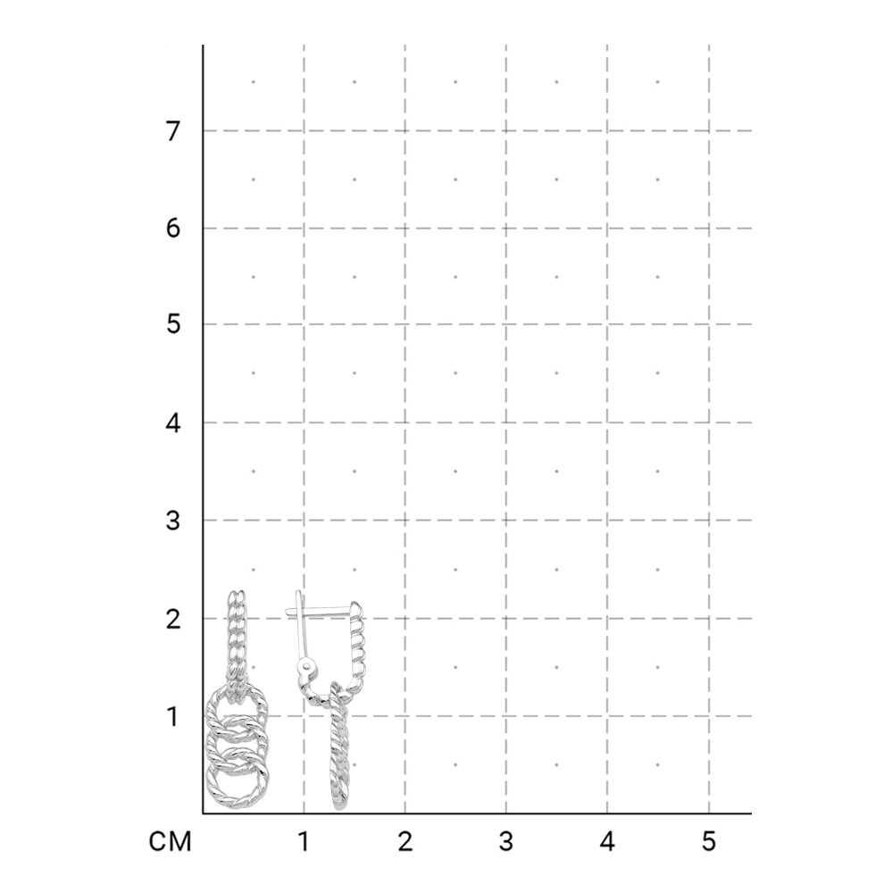 112000000117 Серьги (Серебро 925) фото