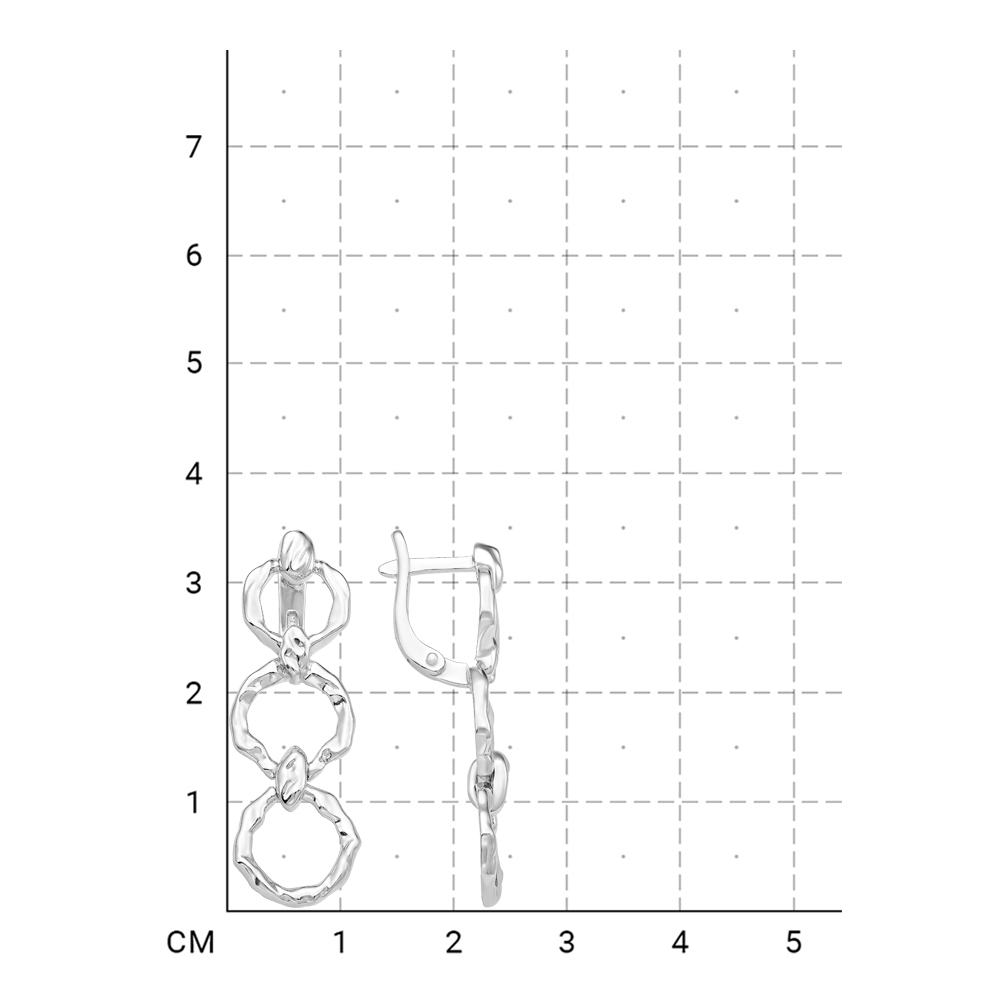 112000000122 Серьги (Серебро 925) фото