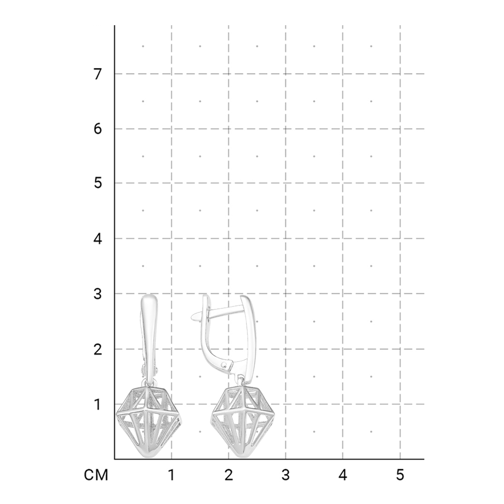 112000000124 Серьги (Серебро 925) фото