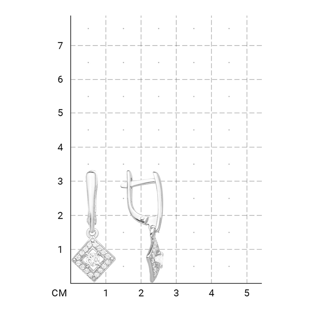 112100000262 Серьги (Серебро 925) фото