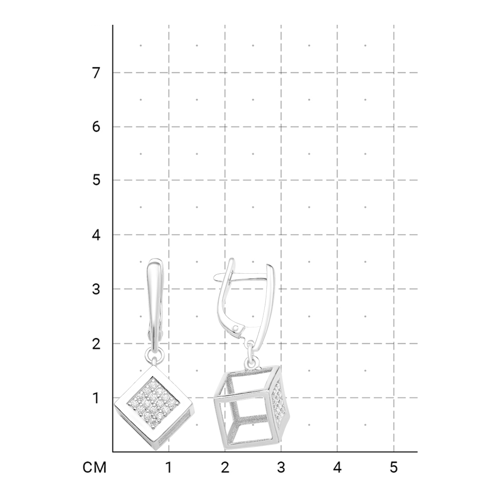 112100000556 Серьги (Серебро 925) фото