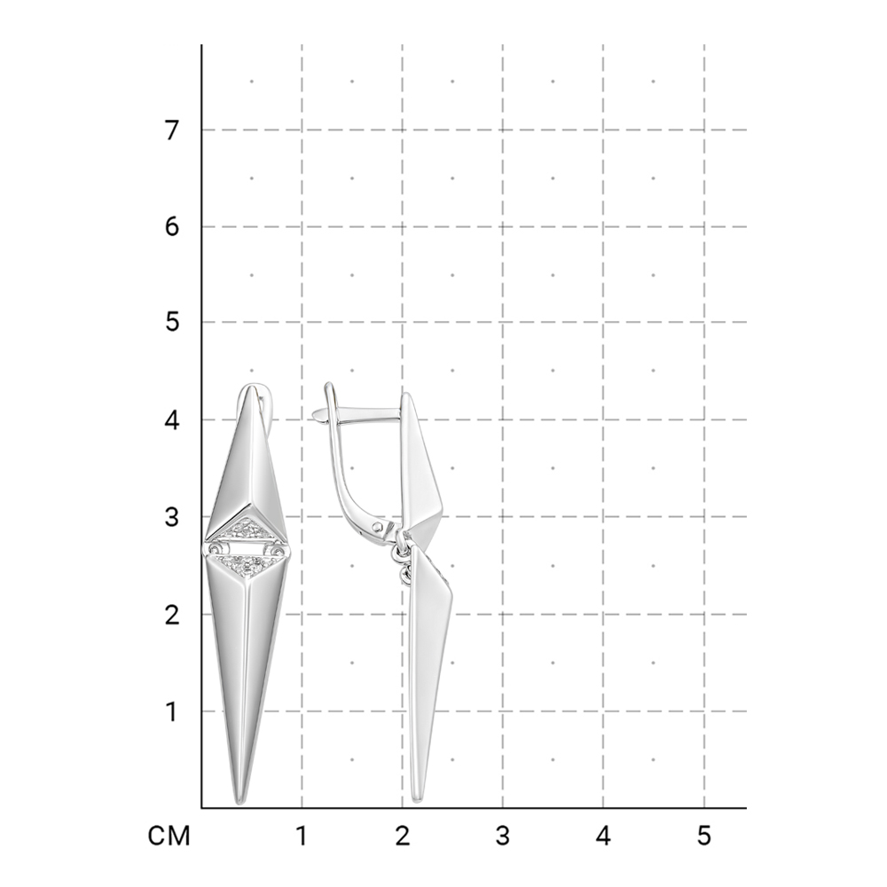 112100000467 Серьги (Серебро 925) фото