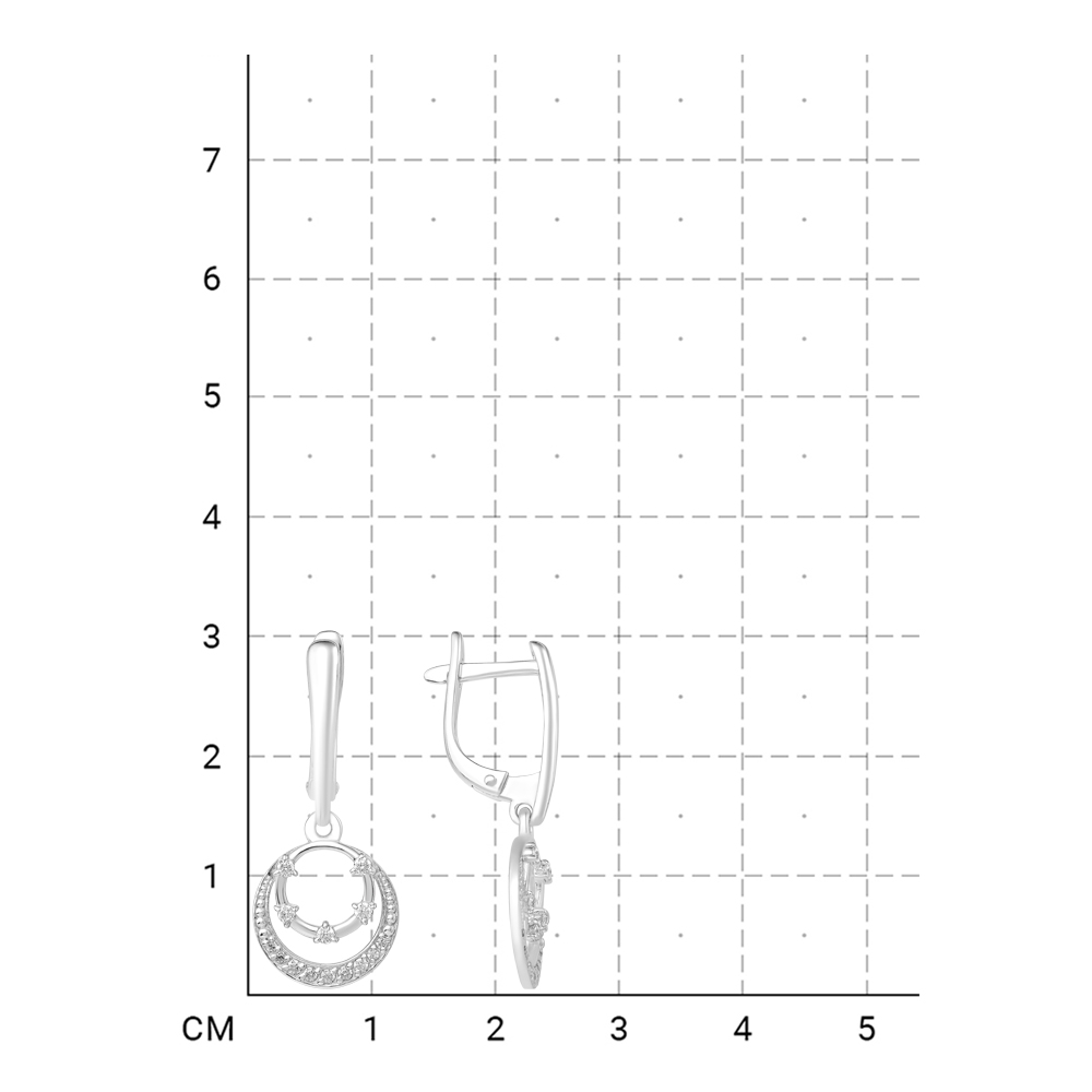 112100000785 Серьги (Серебро 925) фото