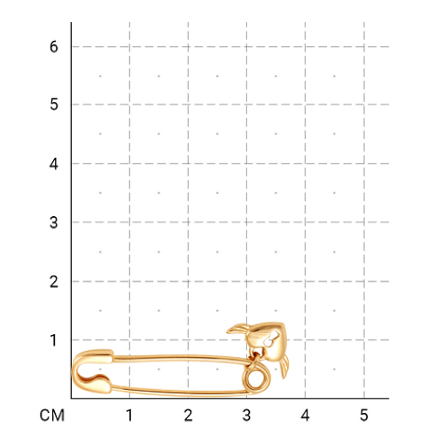 215000000004 Булавка (Золото 585К) фото