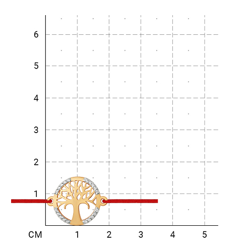 214020000036 Браслет (Золото 585К) фото