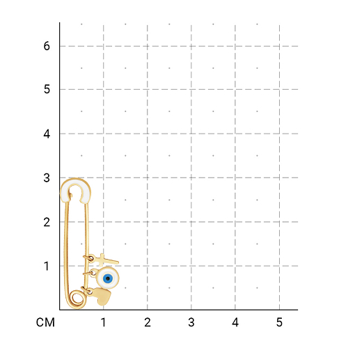 215090000003 Булавка (Золото 585К) фото