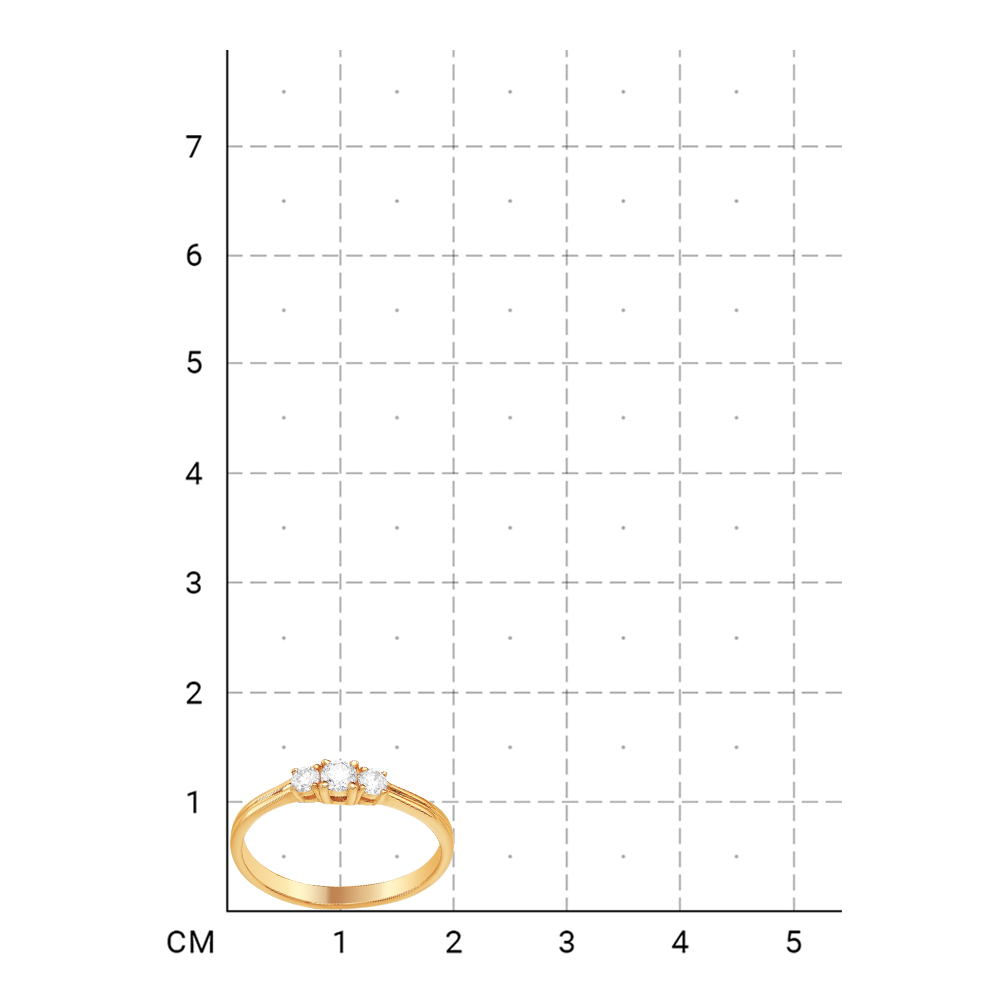 210010001338 Кольцо (Золото 585К) фото