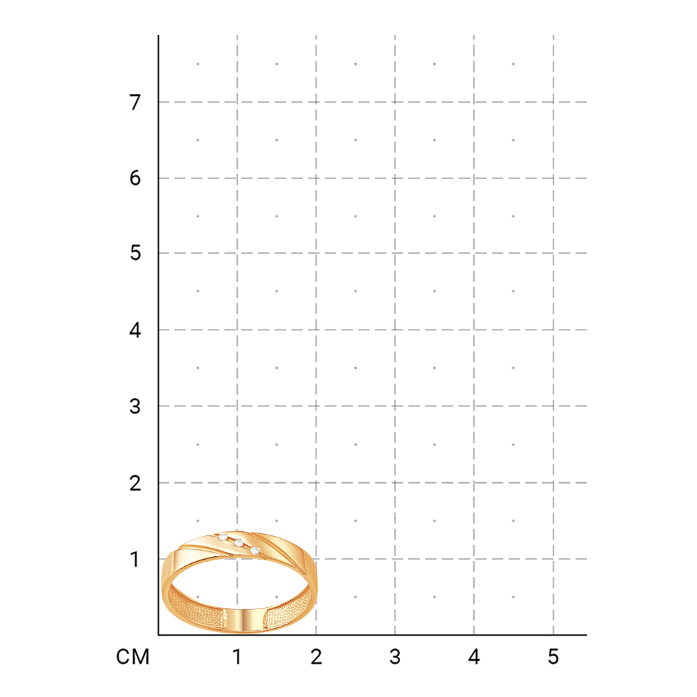 210010001275 Кольцо (Золото 585К) фото