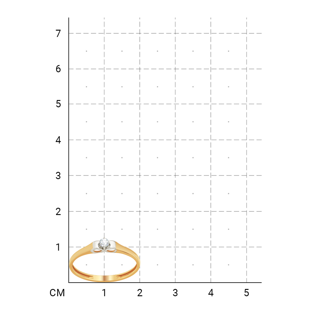 210010000959 Кольцо (Золото 585К) фото