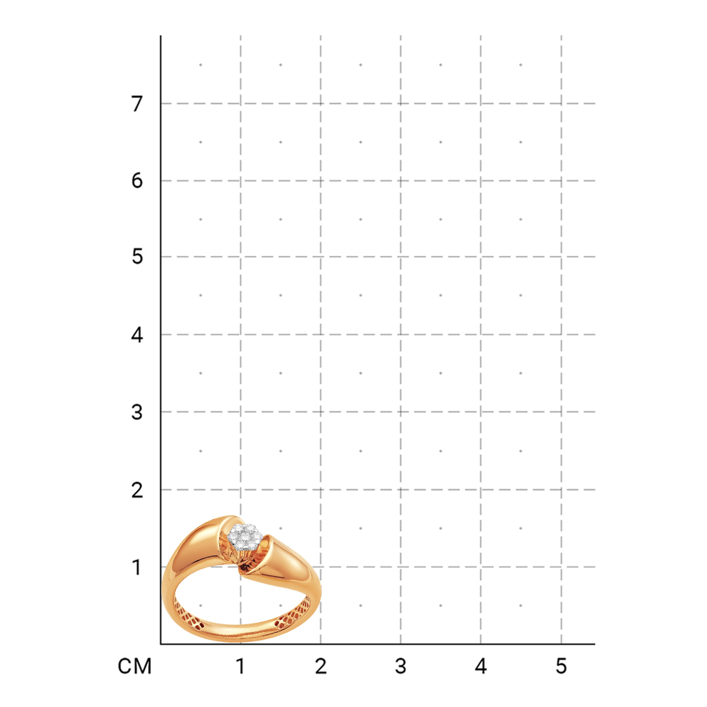 210010001140 Кольцо (Золото 585К) фото