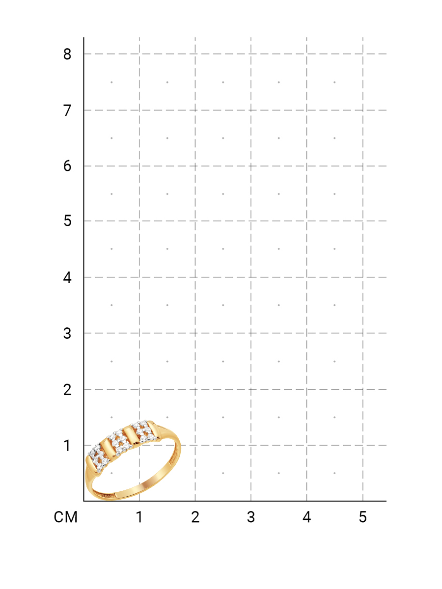 210020001997 Кольцо (Золото 585К) фото