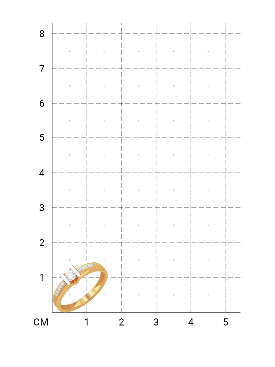 210020002616 Кольцо (Золото 585К) фото