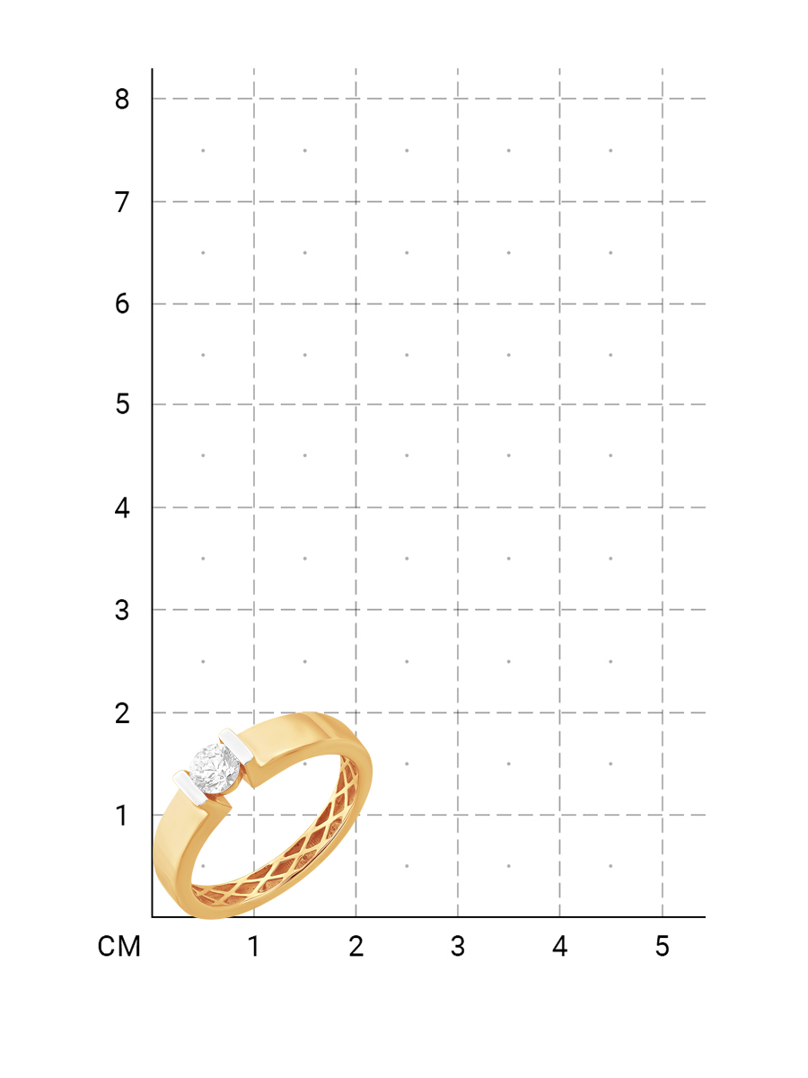210020002743 Кольцо (Золото 585К) фото