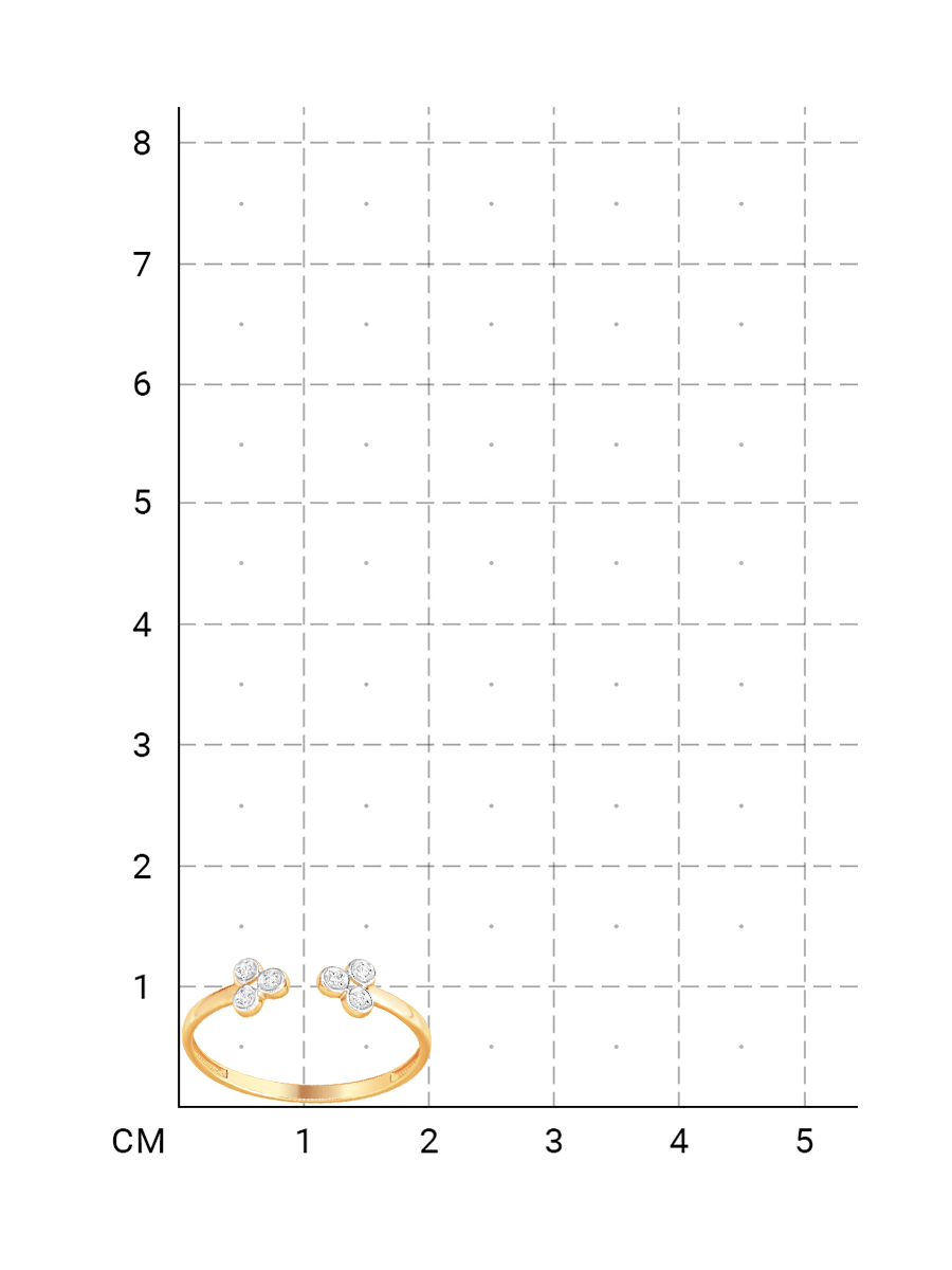 210020002990 Кольцо (Золото 585К) фото