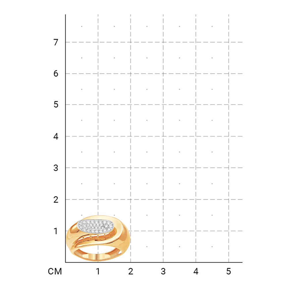 210020002077 Кольцо (Золото 585К) фото
