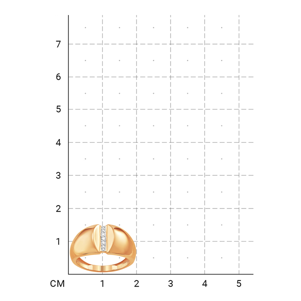 210020002102 Кольцо (Золото 585К) фото