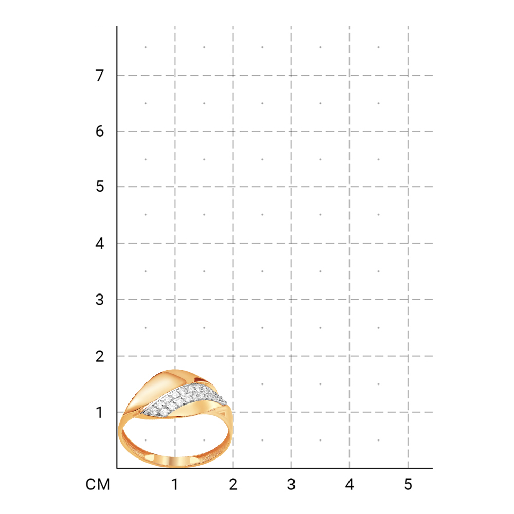 210020002132 Кольцо (Золото 585К) фото