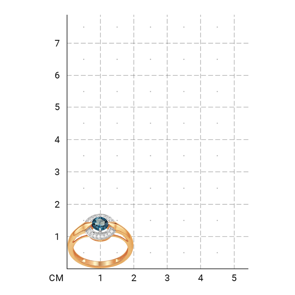 210040001154 Кольцо (Золото 585К) фото