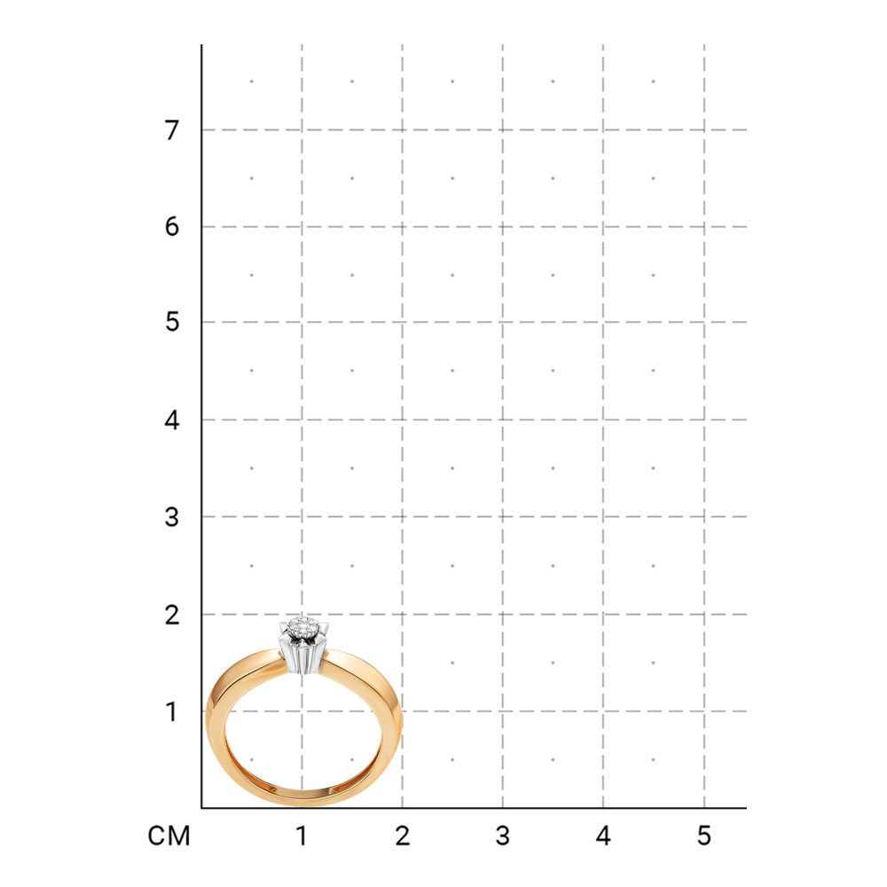210010001190 Кольцо (Золото 585К) фото