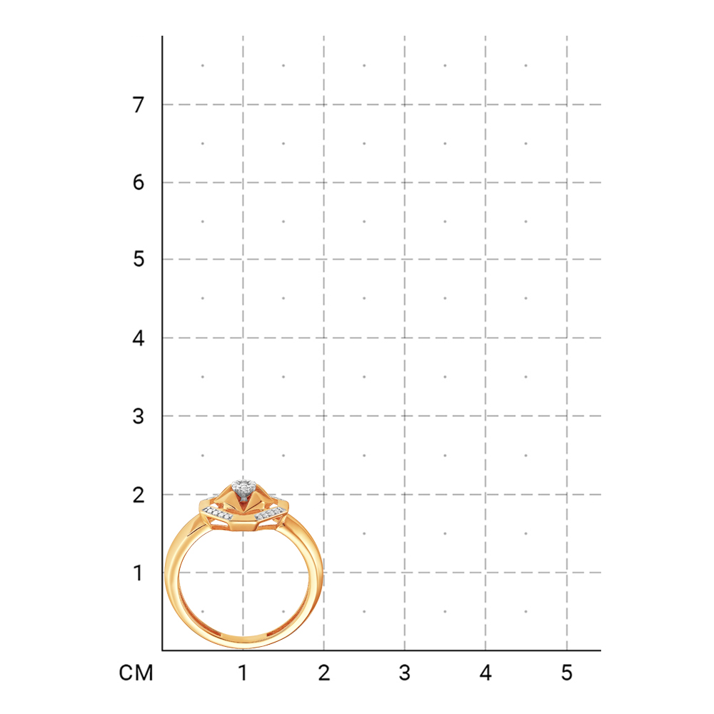 210010001181 Кольцо (Золото 585К) фото