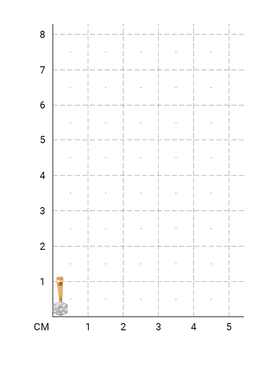 213020000850 Подвеска (Золото 585К) фото