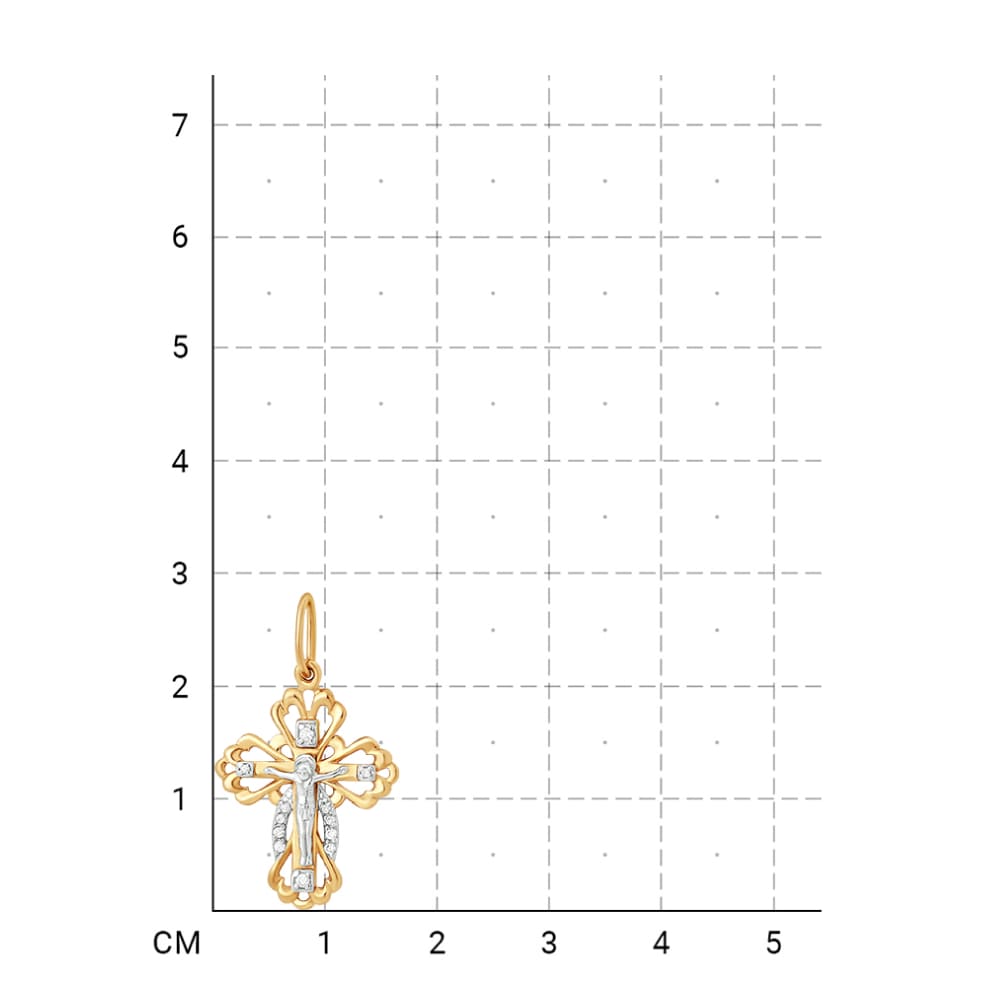 213020000471 Крест (Золото 585К) фото