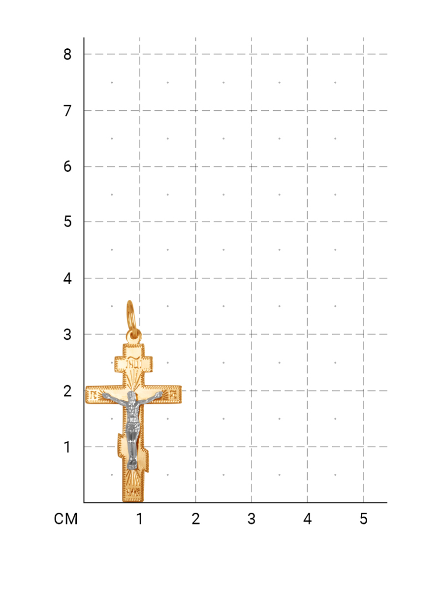213000000131 Крест (Золото 585К) фото