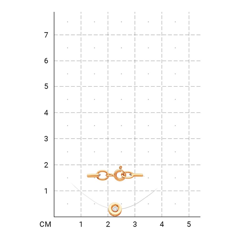 216020000046 Колье (Золото 585К) фото
