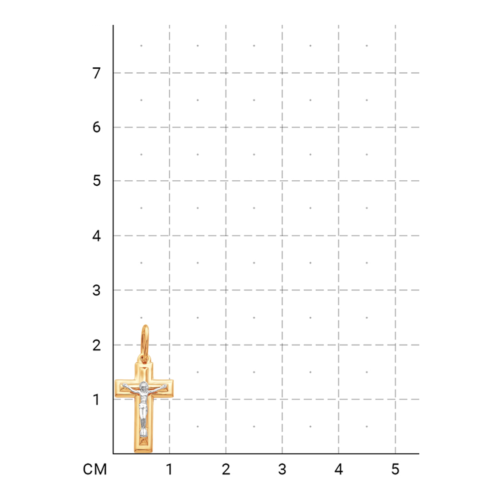 213000000314 Крест (Золото 585К) фото