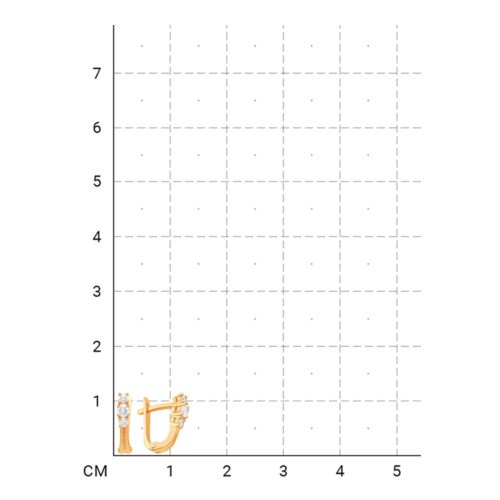 212010000509 Серьги (Золото 585К) фото