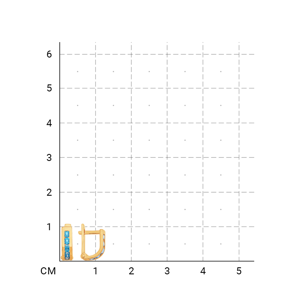 212020002830 Серьги (Золото 585К) фото