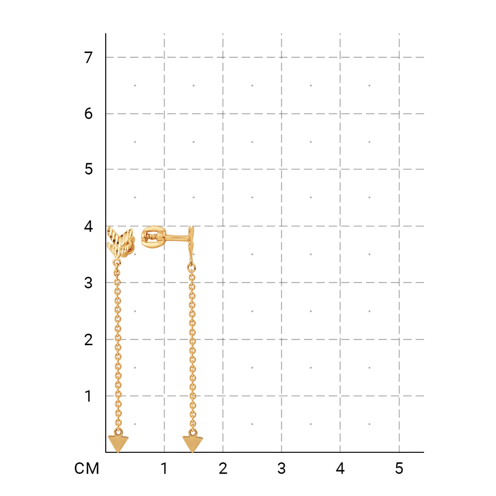 212000000125 Серьги (Золото 585К) фото