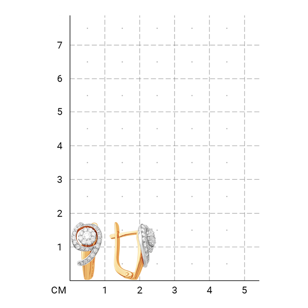 212010000122 Серьги (Золото 585К) фото