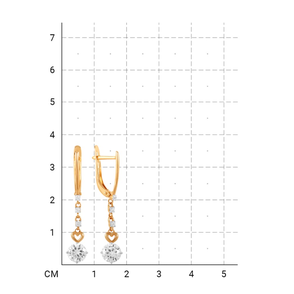 212020001045 Серьги (Золото 585К) фото