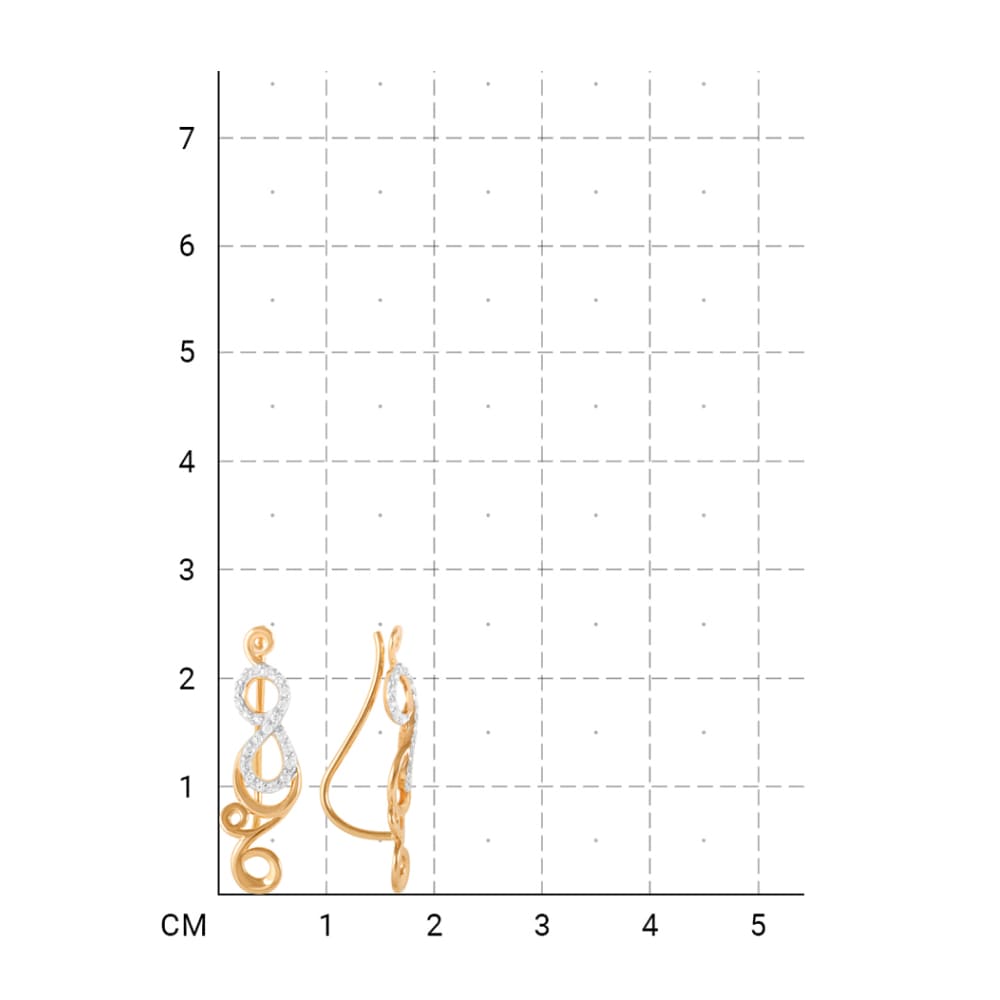 212020000850 Серьги (Золото 585К) фото