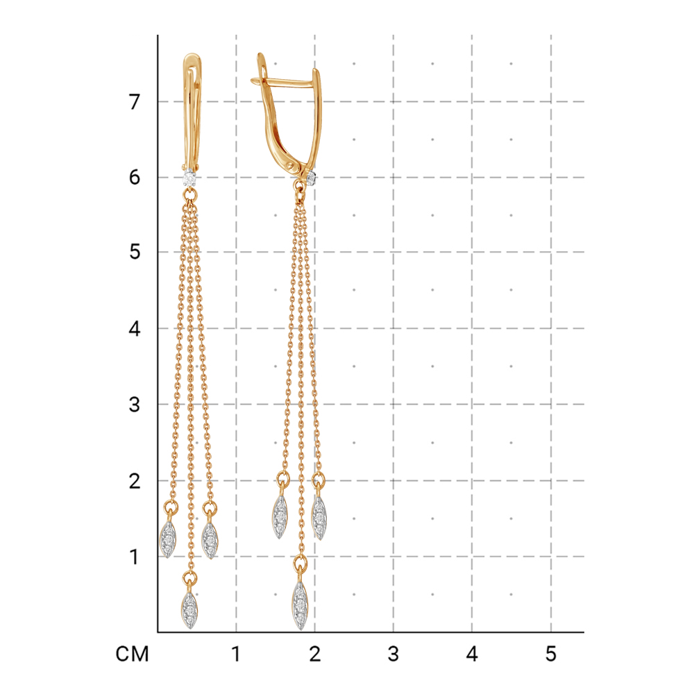 212020000170 Серьги (Золото 585К) фото