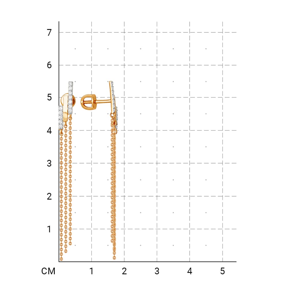 212020000177 Серьги (Золото 585К) фото