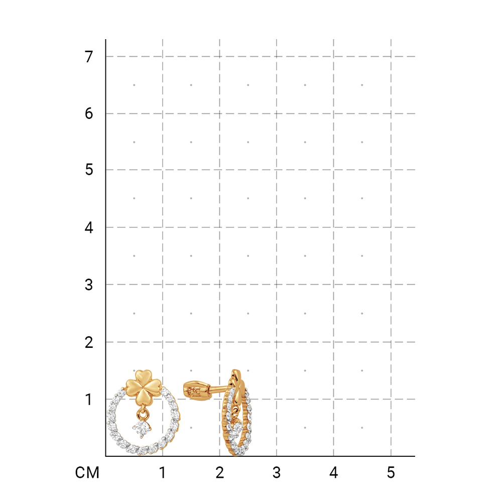 212020002584 Серьги (Золото 585К) фото