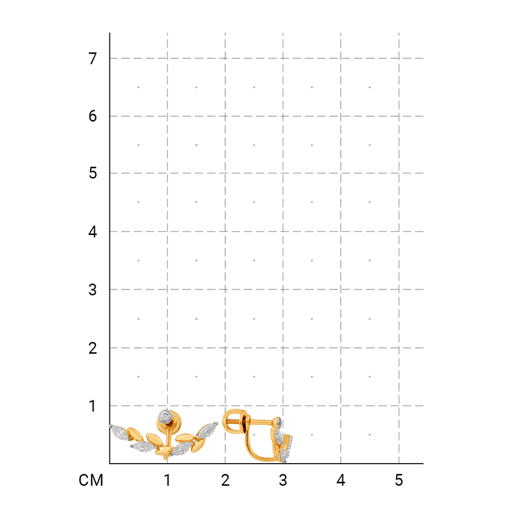 212020001307 Серьги (Золото 585К) фото