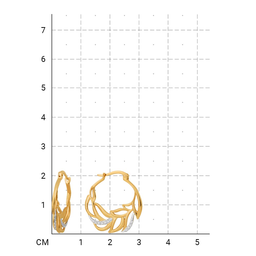 212020000466 Серьги (Золото 585К) фото