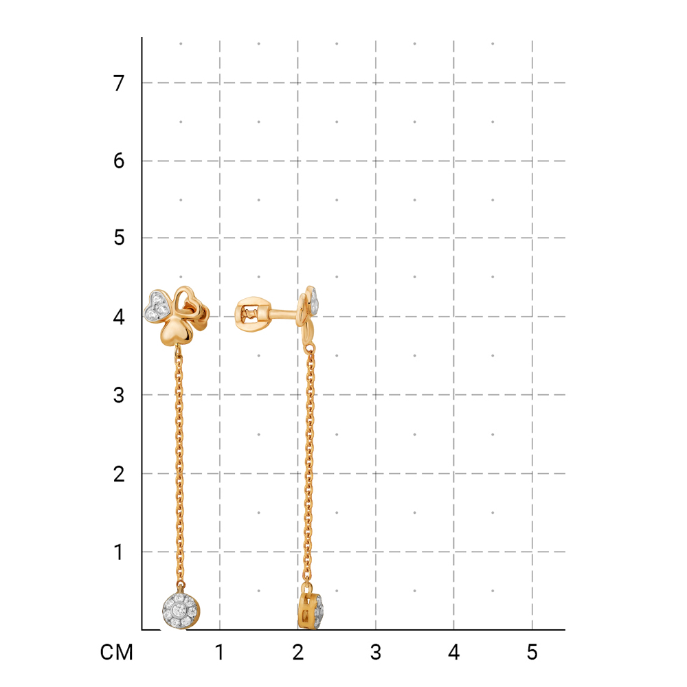 212020000341 Серьги (Золото 585К) фото