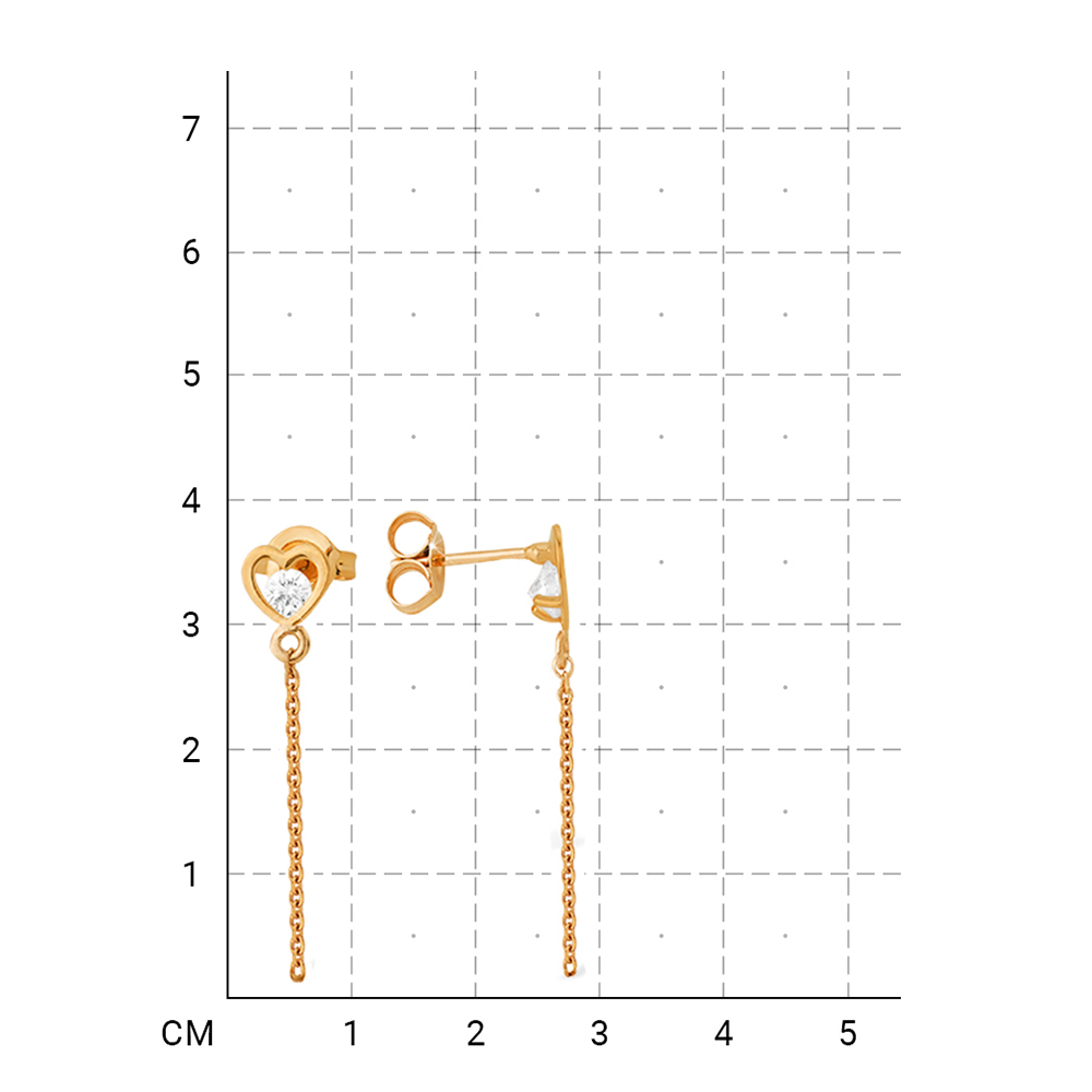 212020000614 Серьги (Золото 585К) фото
