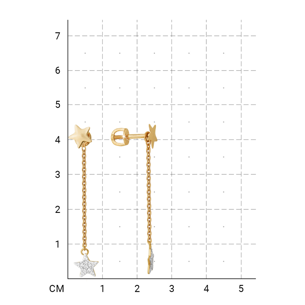212020000587 Серьги (Золото 585К) фото