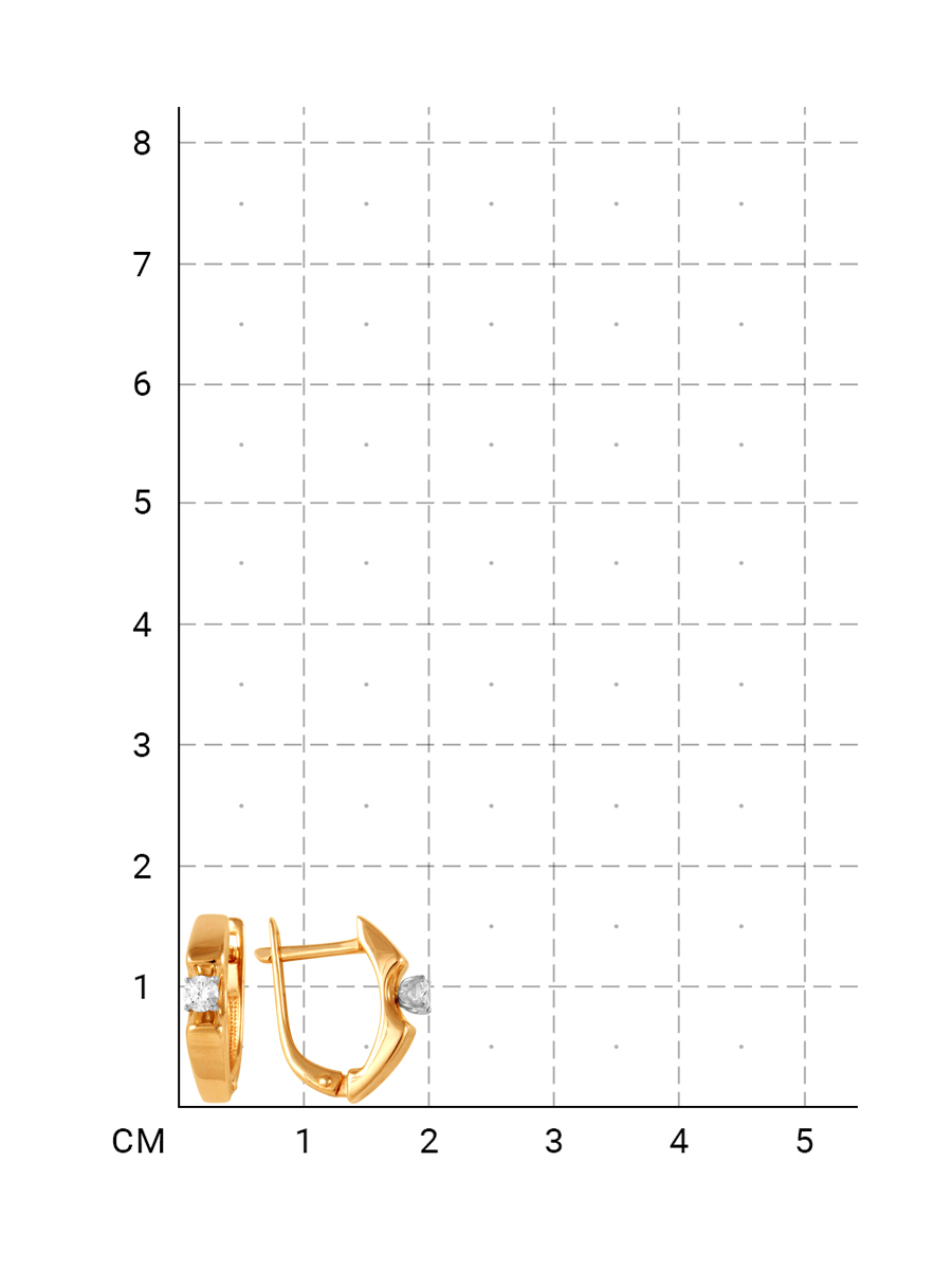 212010000906 Серьги (Золото 585К) фото