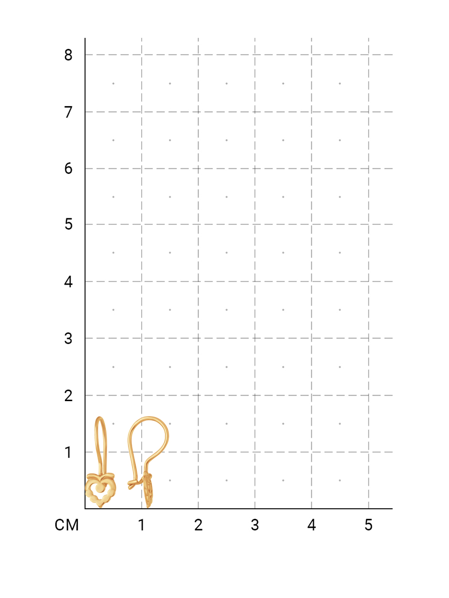 212000000737 Серьги (Золото 585К) фото