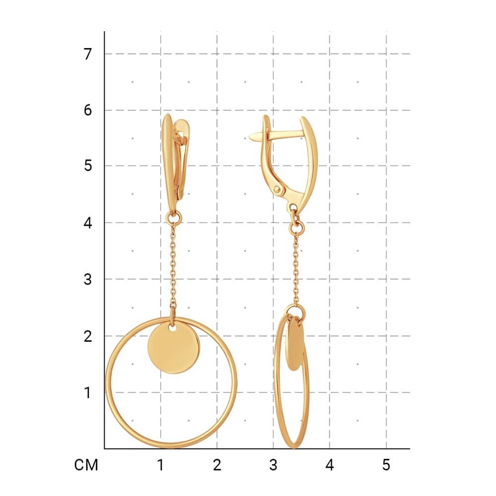 212000000980 Серьги (Золото 585К) фото