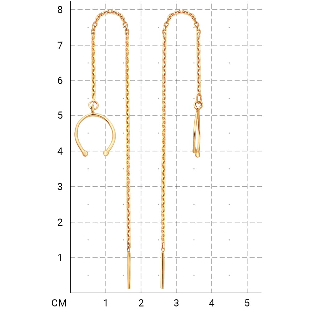 212000000960 Серьги (Золото 585К) фото