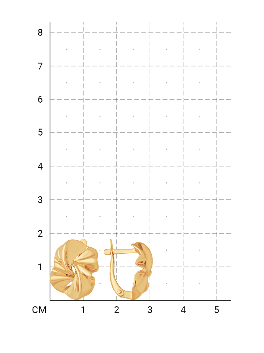 212000000667 Серьги (Золото 585К) фото