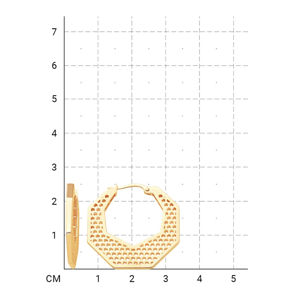 212000000773 Серьги (Золото 585К) фото